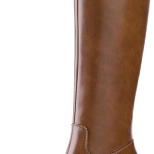 Platform Knee High Boots for Women - Brown - Size 9